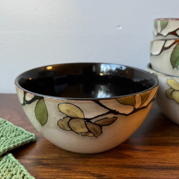 Gourmet Basics by Mikasa Emory 4 Soup Cereal Bowls Stoneware - Picture 3 of 11
